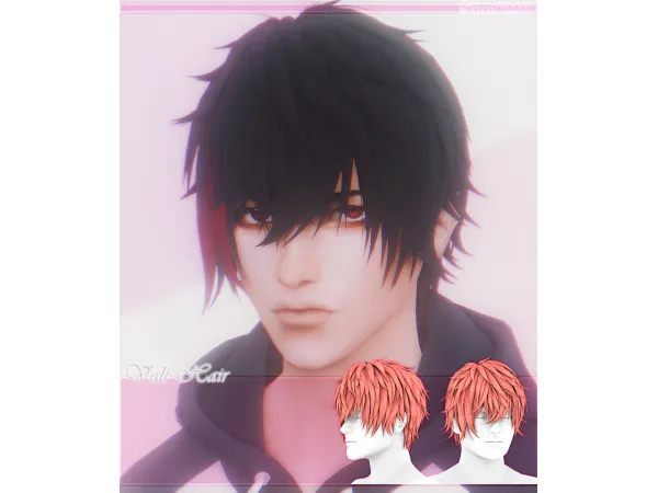 Maxis Match Vali Hair by simsfinds - The Sims 4 Custom Content