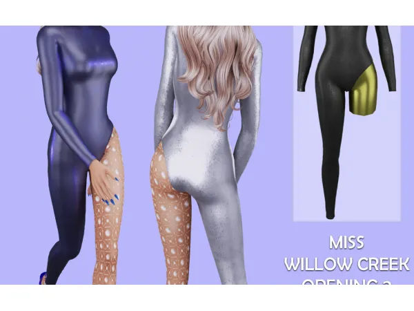 Alpha MWC OPENING 2 JUMPSUIT by simsfinds - The Sims 4 Custom Content