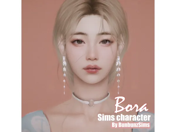 Alpha Korean female sims l BORA by simsfinds - The Sims 4 Custom Content