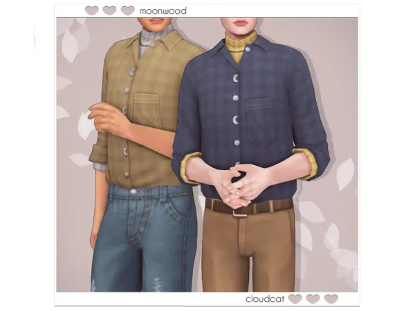 Maxis Match Moonwood Shirt by simsfinds - The Sims 4 Custom Content