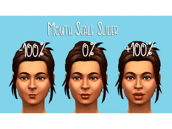 Teanmoon Mouth Scale Slider Fix by Sailor24Love Sims