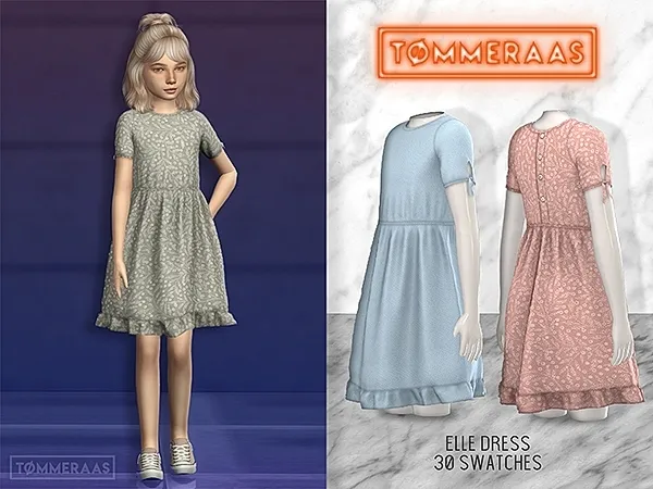 Alpha TØMMERAAS Elle Dress (38) by tommeraas - The Sims 4 Custom Content