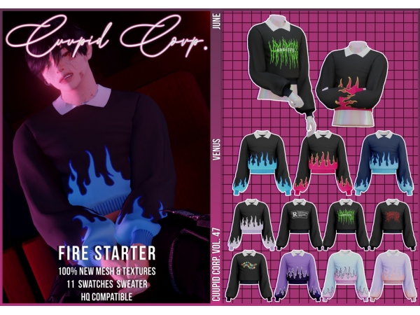 cuupid corp. fire starter - The Sims 4 Download 