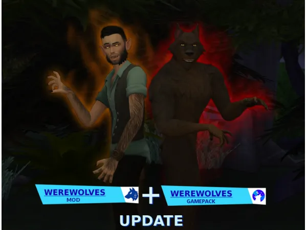 Maxis Match Werewolves Mod by simsfinds - The Sims 4 Custom Content