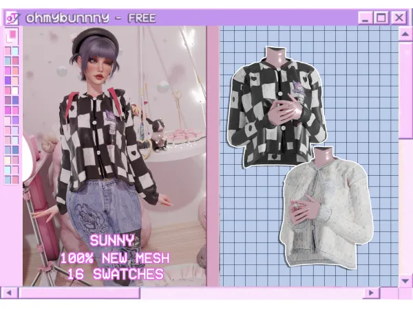 Alpha FREE SUNNY - The Sims 4 Custom Content