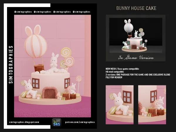 Bunny House Cake