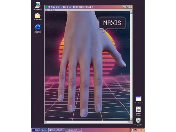 Mix REALISTIC HANDS PRESET by simsfinds - The Sims 4 Custom Content