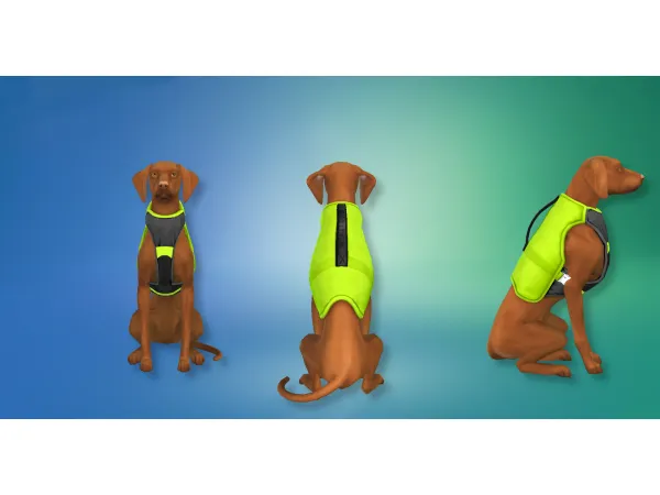 Maxis Match Life Jackets for Cats and Dogs by Sturmfalke - The Sims 4 Custom Content
