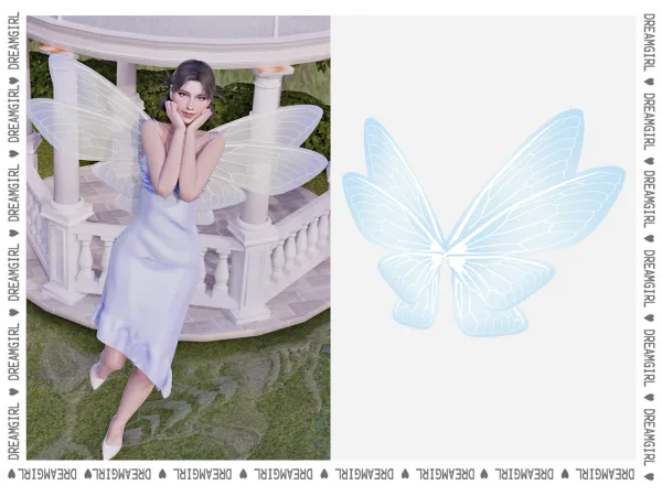 Alpha [ DREAMGIRL] QUADRUPLE FAIRY WINGS by dreamgirl - The Sims 4 Custom Content