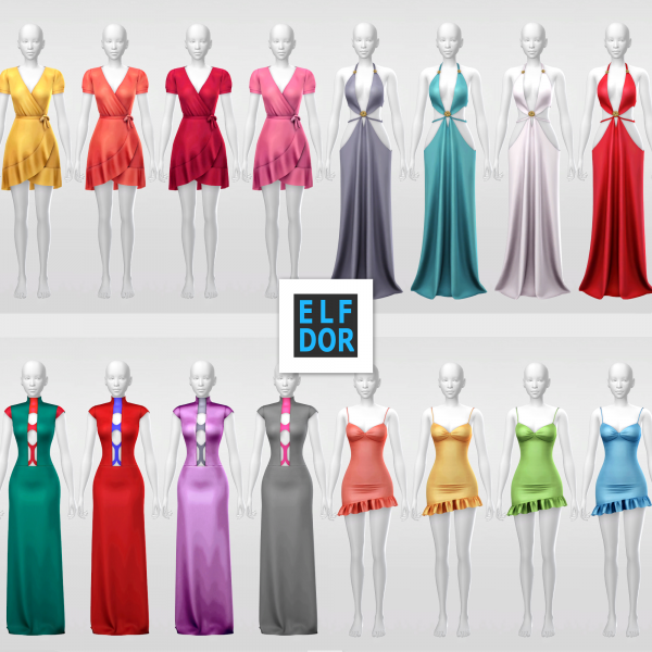 Alpha July Collection 1 by elfdor - The Sims 4 Custom Content