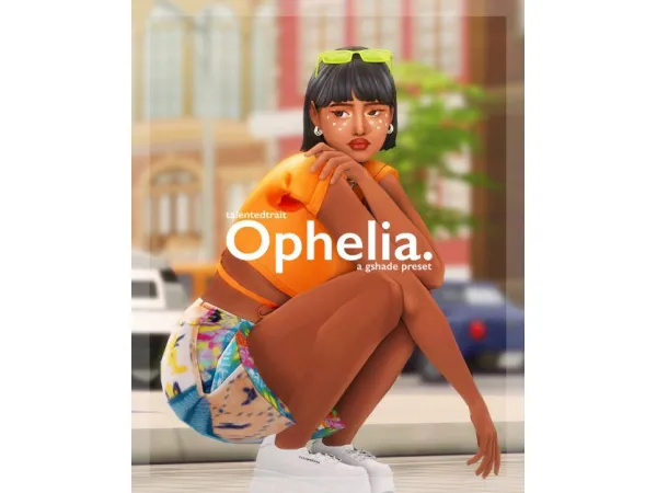 Mix OPHELIA A GSHADE PRESET by simsfinds - The Sims 4 Custom Content
