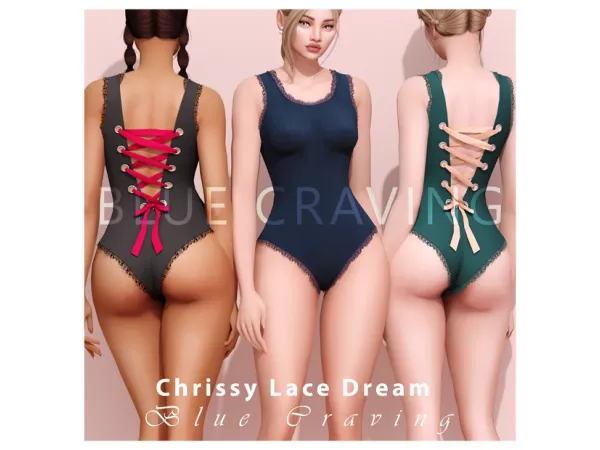 Alpha Blue Craving Chrissy Lace Dream by bluecraving - The Sims 4 Custom Content