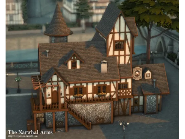 Maxis Match The Narwhal Arms by simsfinds - The Sims 4 Custom Content