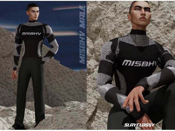 Alpha SC142 MSBHV TOP AM by slayclassy - The Sims 4 Custom Content