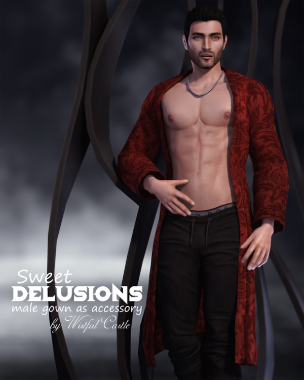 Mix Sweet Delusions (male gown) by simsfinds - The Sims 4 Custom Content