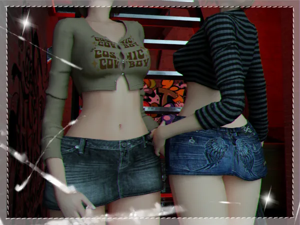 Alpha well more y2k XD babyetears by babyetears - The Sims 4 Custom Content