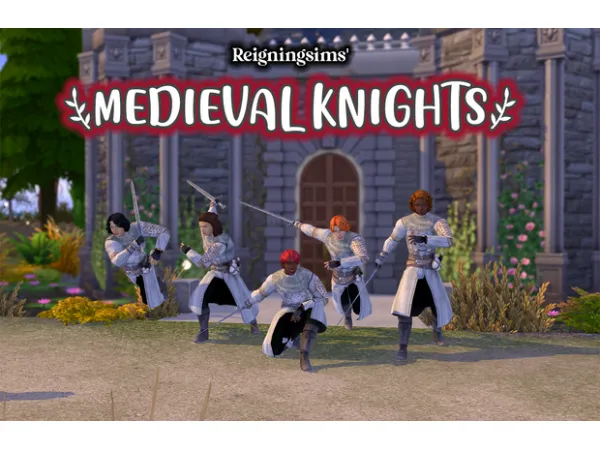Maxis Match Medieval Knights Deco Sims by simsfinds - The Sims 4 Custom Content