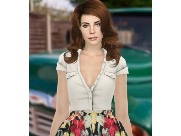 Alpha Lana Del Rey by simsfinds - The Sims 4 Custom Content
