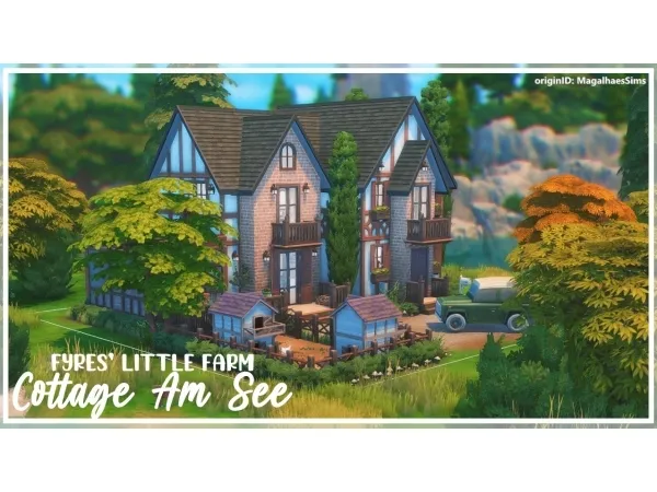 Maxis Match COTTAGE AM SEE FYRES FAMILY HOME MAXIS MATCH BUILD by simsfinds - The Sims 4 Custom Content