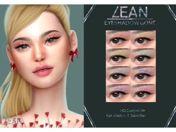 Alpha LEAN EYESHADOW GONE by simsfinds - The Sims 4 Custom Content