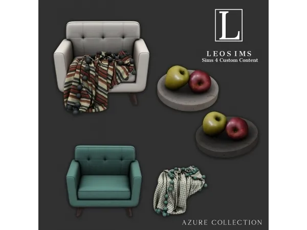 Alpha AZURE COLLECTION by leosims4cc - The Sims 4 Custom Content