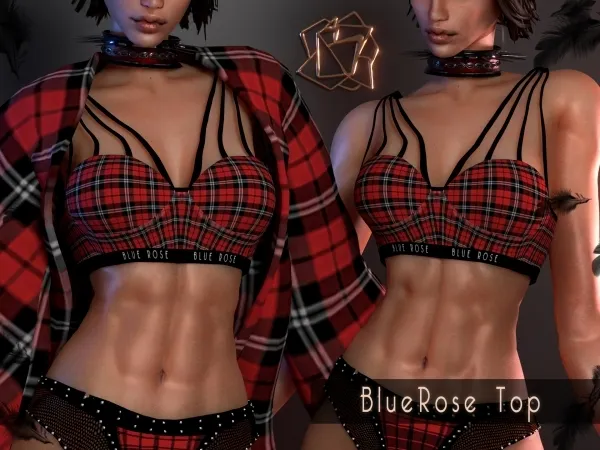 Alpha Bluerose Top BRsims by bluerose-sims - The Sims 4 Custom Content