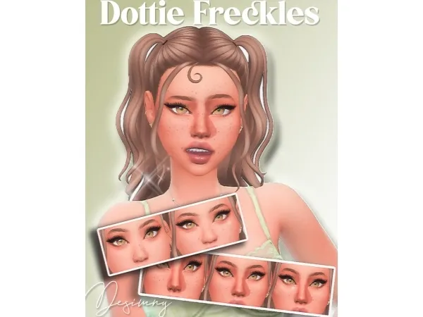 Maxis Match Dottie Freckles - The Sims 4 Custom Content