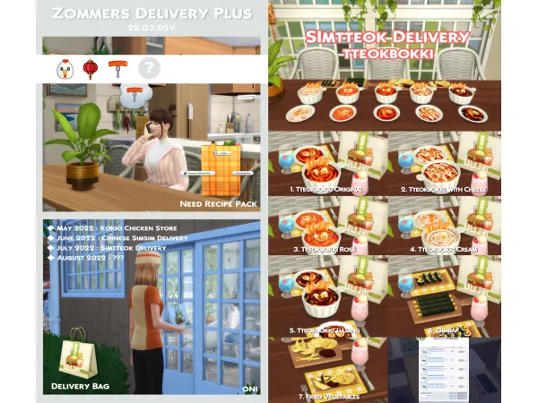 Maxis Match Zoomers Delivery Plus by simsfinds - The Sims 4 Custom Content