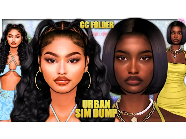 Alpha Urban Sim Dump 48 by simsfinds - The Sims 4 Custom Content