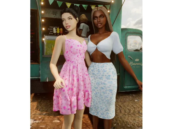 Alpha Summer Clothes - The Sims 4 Custom Content