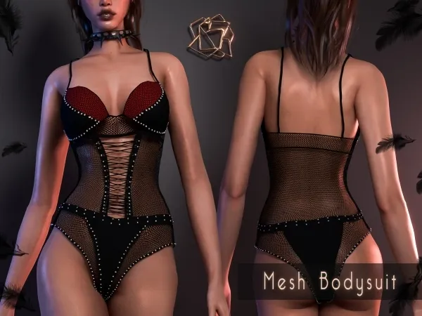 Alpha Mesh Bodysuit BRsims - The Sims 4 Custom Content
