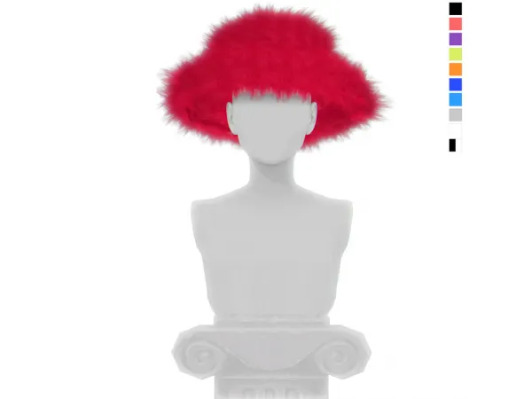 Alpha 90s Hat by [gramsims] - The Sims 4 Custom Content