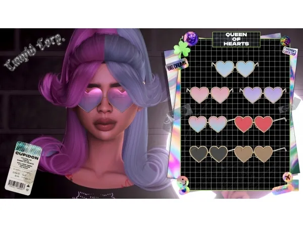 Alpha cuupid corp queen of hearts by missme12 - The Sims 4 Custom Content