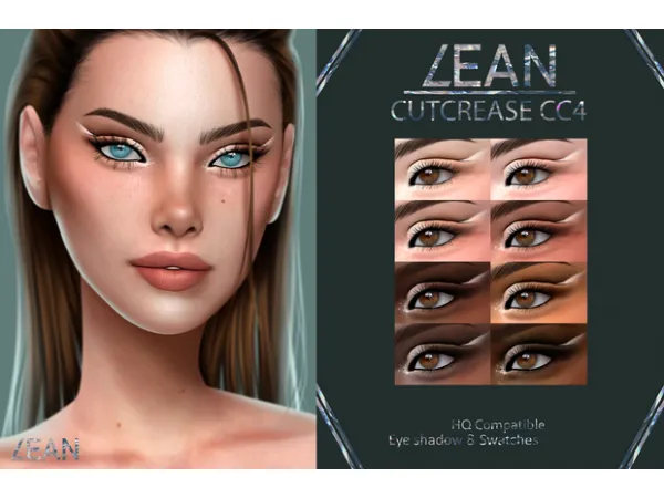 Alpha CUT CREASE CC4 by simsfinds - The Sims 4 Custom Content