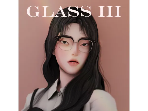Alpha [WDY] Glasses III by simsfinds - The Sims 4 Custom Content
