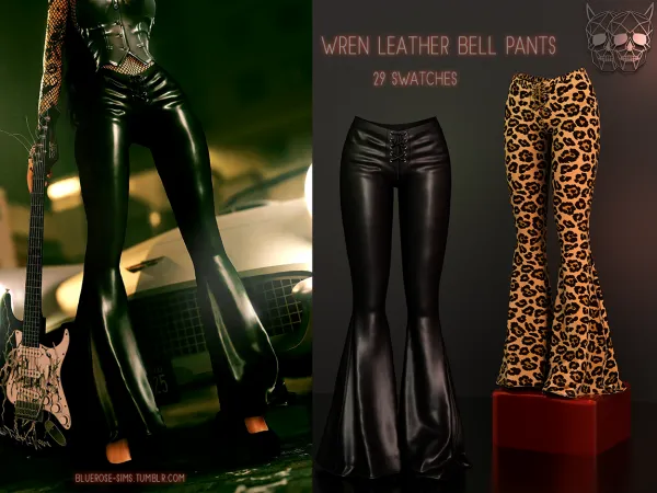 Alpha Wren Bell Pants by bluerose-sims - The Sims 4 custom content