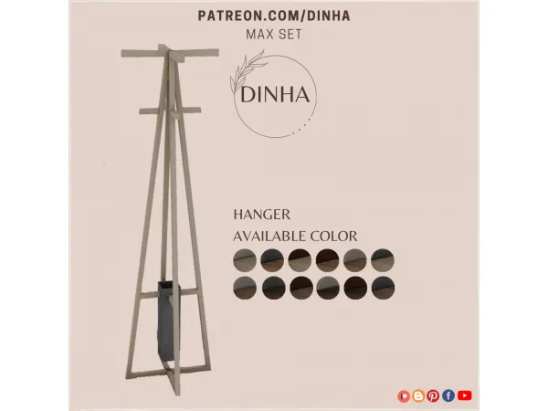 Mix Max Set Hanger by dinhagamer - The Sims 4 Custom Content