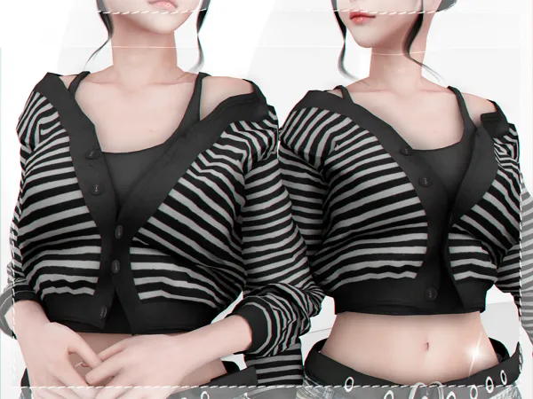 Alpha Strike sweater Babyetears by babyetears - The Sims 4 Custom Content