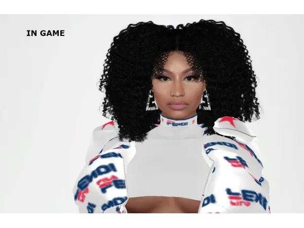 Alpha Nicki Minaj SIM by simsfinds - The Sims 4 Custom Content