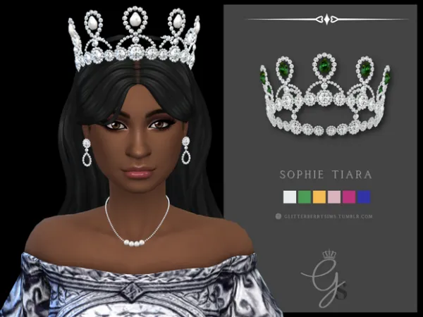 Mix Sophie Tiara by simsfinds - The Sims 4 Custom Content