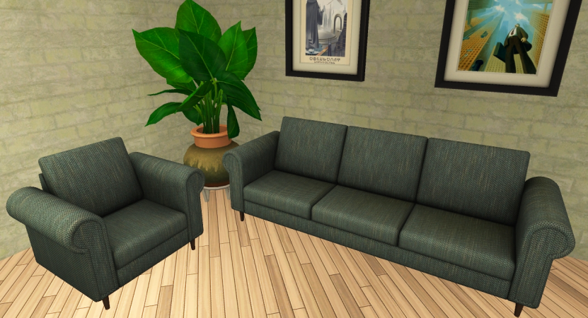 TheNinthWaveSims: The Sims 2 - The Sims 4 Fitness Stuff Perfect Balance  Loveseat For The Sims 2