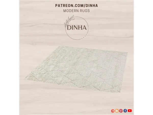 Mix Modern Rugs - The Sims 4 Custom Content