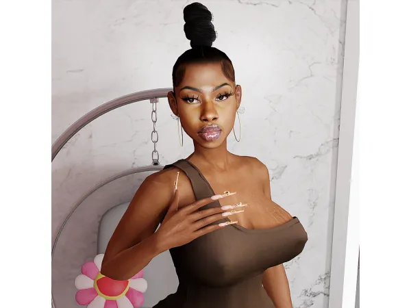 Alpha DKKiegross WholeLottaMoney x WildSide Collab by simsfinds - The Sims 4 Custom Content