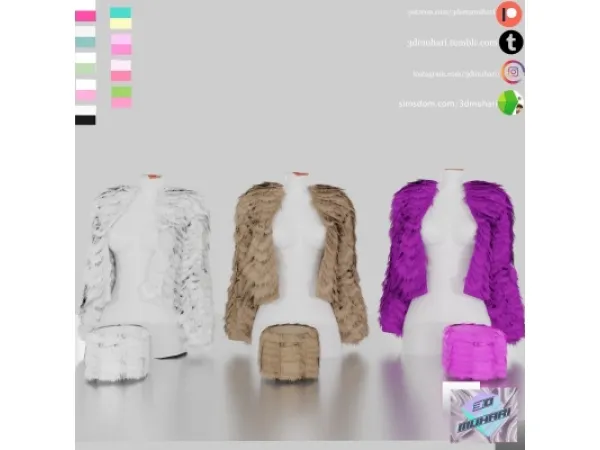 Alpha 3D Muhari Niki's Collection by 3dmuhari - The Sims 4 Custom Content