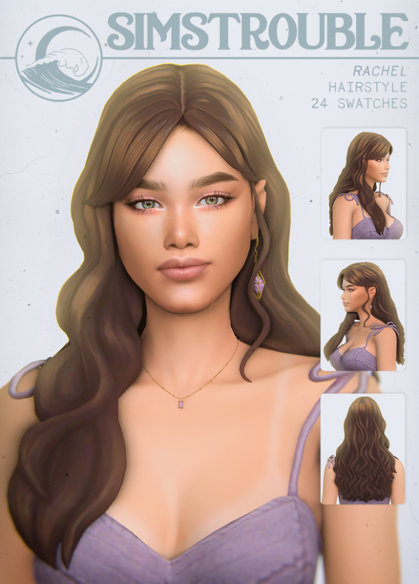 Maxis Match RACHEL by simsfinds - The Sims 4 Custom Content