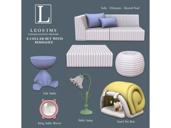 Alpha Sims41ife Collab Set by leosims4cc - The Sims 4 Custom Content