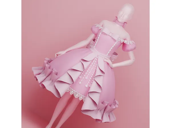 Alpha fancy set - The Sims 4 Custom Content