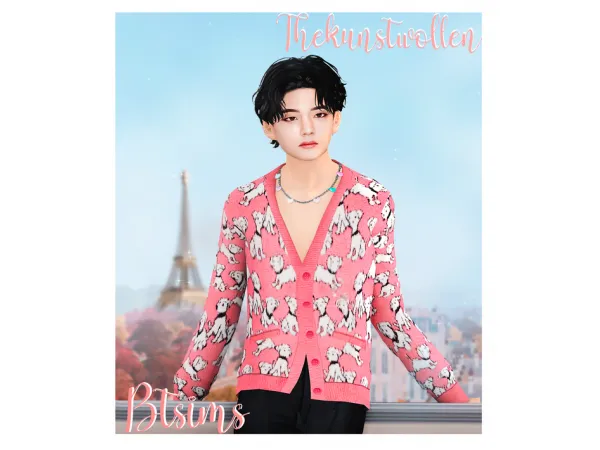 Alpha BTS TOP 9 TAEHYUNG by simsfinds - The Sims 4 Custom Content