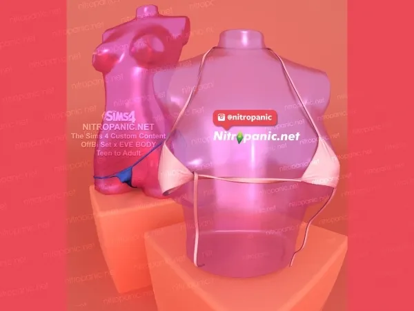 Alpha OffBi SET (BOTTOM) by nitropanic - The Sims 4 Custom Content