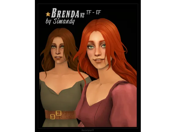 4t2 Brenda v2 Hair by simsfinds - The Sims 2 Custom Content